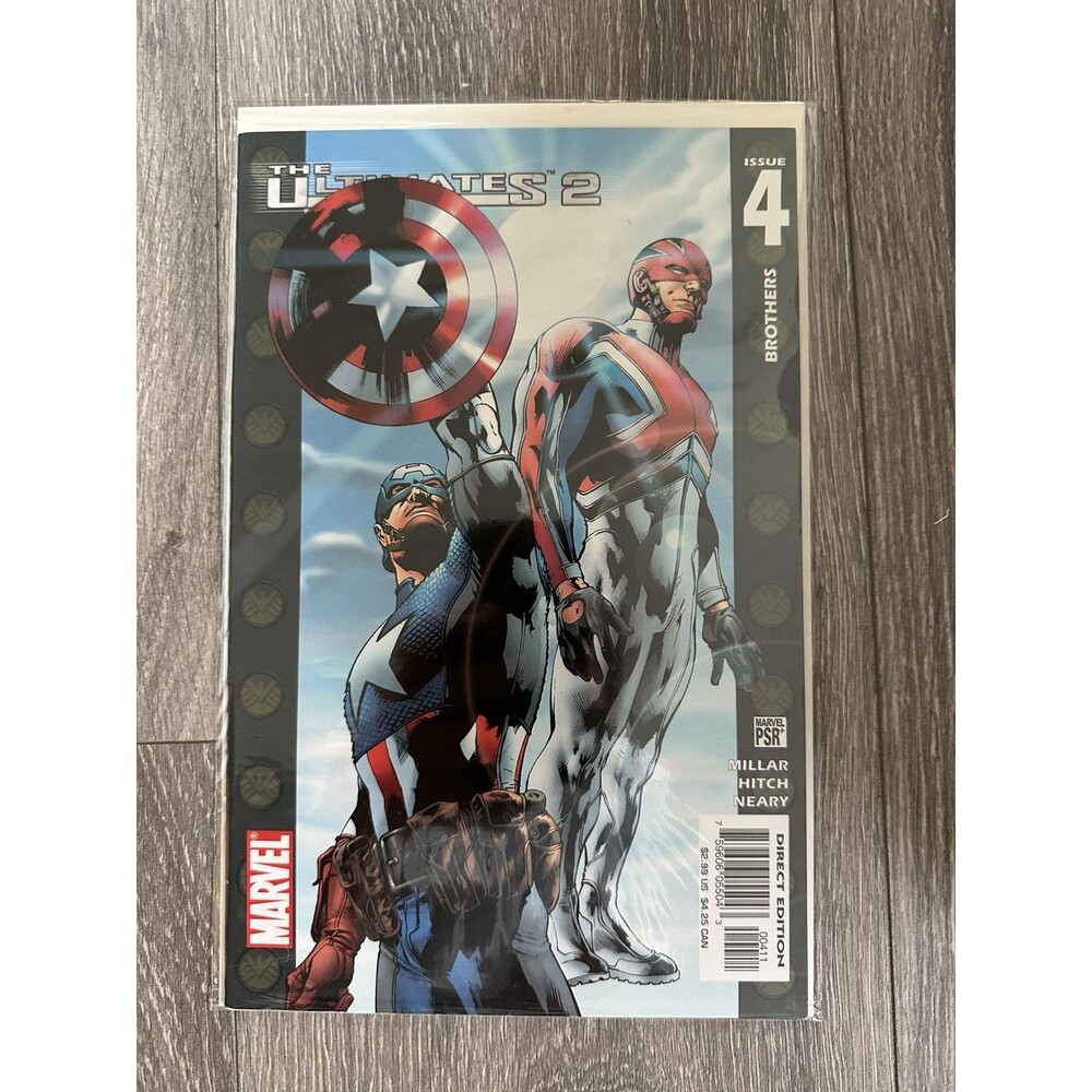 Marvel The Ultimates 2 #4 Single Issue Comic Color Captain Americat Millar Hitch
